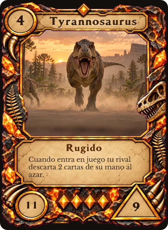 Carta de Tyrannosaurus